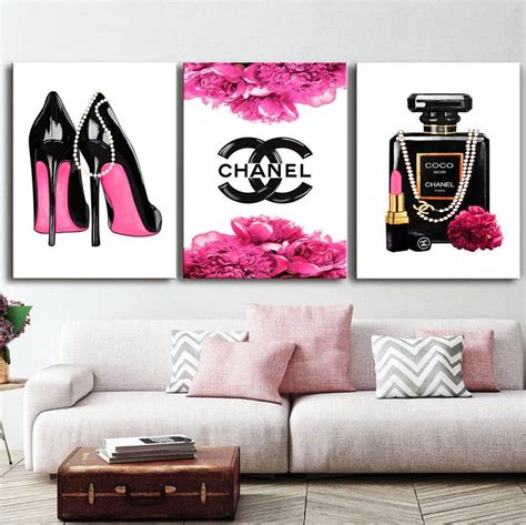 Wall Art Peonies and Chanel 